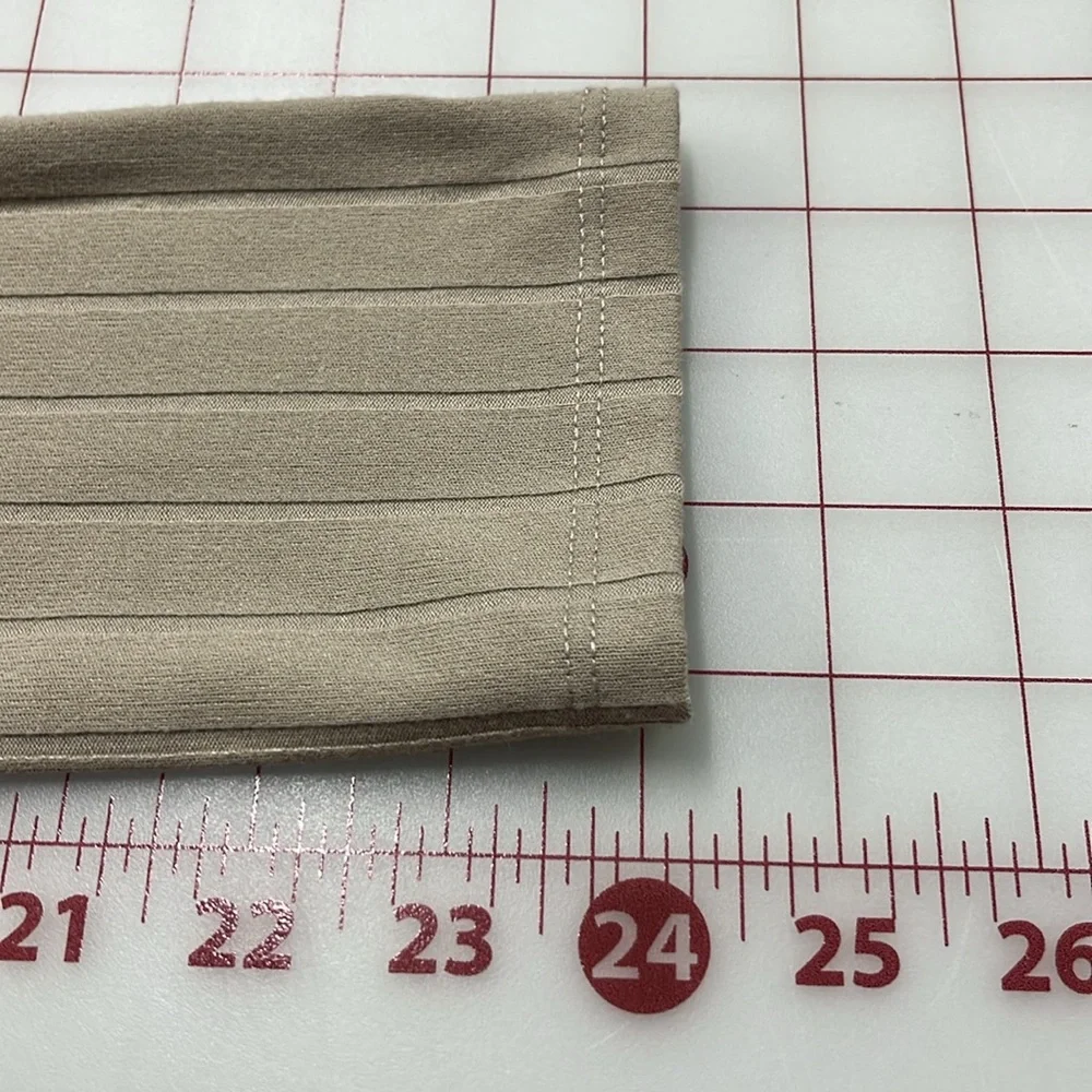 ASTR THE LABEL NWT Party/Work Asymmetric Twist Front Channel Knit Oatmeal DressM - Picture 13 of 16